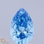 1.20 Ct. Fancy Vivid  Blue Pear Lab Grown Diamond