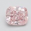 2.02 Ct. Fancy Intense Pink Cushion Lab Grown Diamond