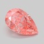 3.01 Ct. Fancy Vivid Pink Pear Lab Grown Diamond