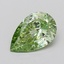 0.74 Ct. Fancy Green Pear Lab Grown Diamond