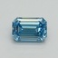 1.04 Ct. Fancy Vivid Blue Emerald Lab Grown Diamond