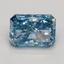 1.59 Ct. Fancy Vivid Blue Radiant Lab Grown Diamond
