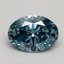 1.51 Ct. Fancy Intense Blue Oval Lab Grown Diamond