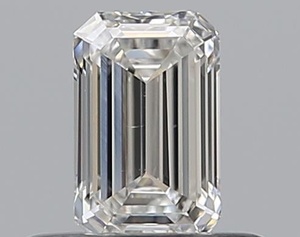 Emerald diamond — real photo
