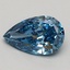 1.50 Ct. Fancy Vivid Blue Pear Lab Grown Diamond