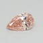 0.30 Ct. Fancy Intense Pink Pear Lab Grown Diamond