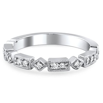 Custom Vintage Style Wedding Band