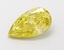 0.47 Ct. Fancy Intense Yellow Pear Lab Grown Diamond
