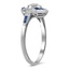 The Elliott Ring, smalltop view on a hand