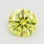 1.16 Ct. Fancy Vivid Yellow Round Lab Grown Diamond
