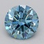 1.75 Ct. Fancy Vivid  Blue Round Lab Grown Diamond