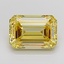 4.47 Ct. Fancy Intense  Yellow Emerald Lab Grown Diamond