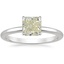 Platinum Elodie 1.8mm Solitaire Ring, smalltop view