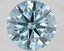 2.27 Ct. Fancy Vivid Blue Round Lab Grown Diamond