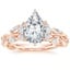 14K Rose Gold Secret Garden Diamond Ring (1/2 ct. tw.), smalltop view