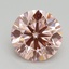 2.00 Ct. Fancy Intense Pink Round Lab Grown Diamond