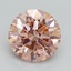 2.52 Ct. Fancy Intense Pink Round Lab Grown Diamond