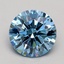 2.00 Ct. Fancy Intense Blue Round Lab Grown Diamond