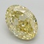 2.74 Ct. Fancy Intense Yellow Oval Lab Grown Diamond