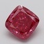 2.71 Ct. Fancy Vivid  Pink Cushion Lab Grown Diamond