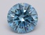 2.03 Ct. Fancy Vivid Blue Round Lab Grown Diamond