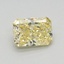 0.52 Ct. Fancy Intense Yellow Radiant Lab Grown Diamond