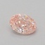 0.50 Ct. Fancy Vivid Pink Oval Lab Grown Diamond