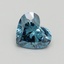 1.07 Ct. Fancy Vivid Blue Heart Lab Grown Diamond