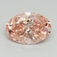 3.07 Ct. Fancy Vivid Pink Oval Lab Grown Diamond