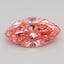0.40 Ct. Fancy Vivid Pink Marquise Lab Grown Diamond