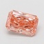 1.10 Ct. Fancy Vivid Pink Radiant Lab Grown Diamond