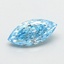 1.06 Ct. Fancy Vivid  Blue Marquise Lab Grown Diamond
