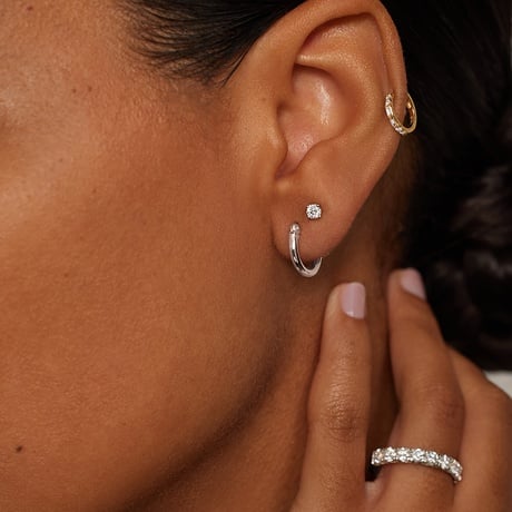 2mm Huggie Perfect Hoop Earrings