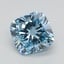 1.06 Ct. Fancy Vivid Blue Cushion Lab Grown Diamond