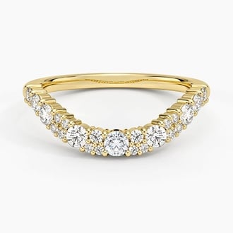 Corinne Contour Diamond Ring (1/3 ct. tw.) in 18K Yellow Gold