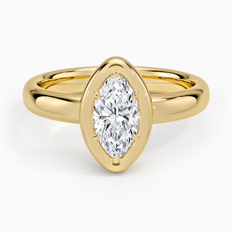 Andrea Bezel Prong Ring