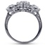 The Giselle Ring, smalltop view on a hand