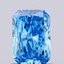 0.76 Ct. Fancy Vivid Blue Radiant Lab Grown Diamond