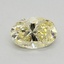 0.46 Ct. Fancy Yellow Oval Lab Grown Diamond