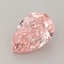 1.18 Ct. Fancy Vivid Pink Pear Lab Grown Diamond