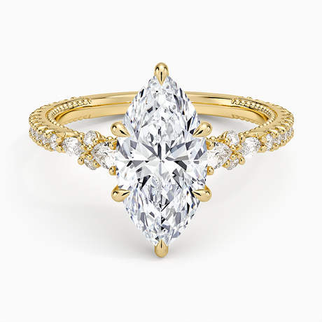 18K Yellow Gold Primrose Diamond Ring
