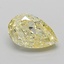 2.12 Ct. Fancy Intense Yellow Pear Lab Grown Diamond