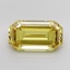 10.07 Ct. Fancy Vivid Yellow Emerald Lab Grown Diamond