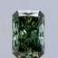 7.05 Ct. Fancy Vivid Green Radiant Lab Grown Diamond