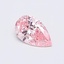 0.52 Ct. Fancy Vivid  Pink Pear Lab Grown Diamond