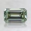 1.0 Ct. Fancy Intense Pacific Green Emerald Lab Grown Diamond