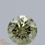 1.06 Ct. Fancy Intense Green Round Lab Grown Diamond