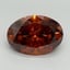 5.08 Ct. Fancy Orange Oval Lab Grown Diamond