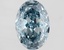1.99 Ct. Fancy Vivid Blue Oval Lab Grown Diamond