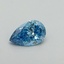 1.01 Ct. Fancy Vivid Blue Pear Lab Grown Diamond